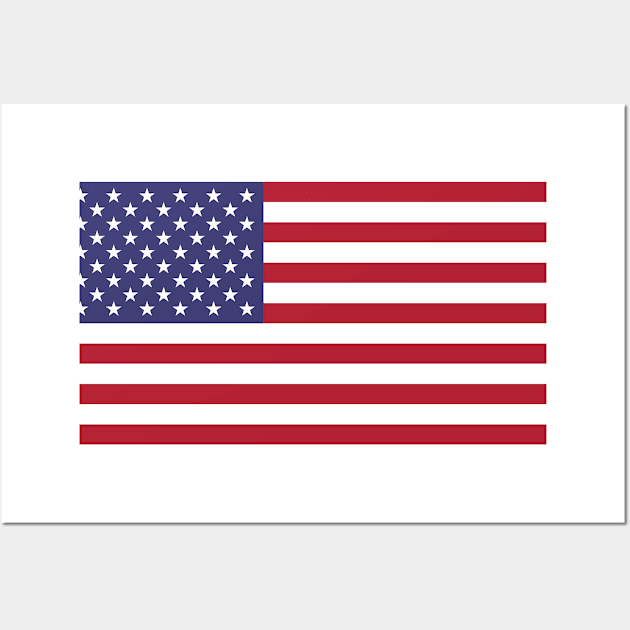 Flag of the United States Wall Art by brigadeiro